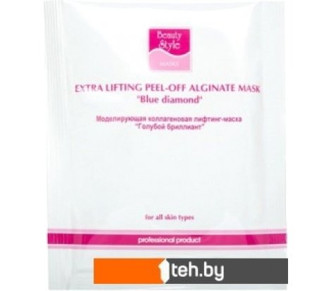  - Косметика по уходу за лицом Beauty Style Маска для лица кремовая Голубой бриллиант Моделирующая коллагеновая (30 г) - Маска для лица кремовая Голубой бриллиант Моделирующая коллагеновая (30 г)