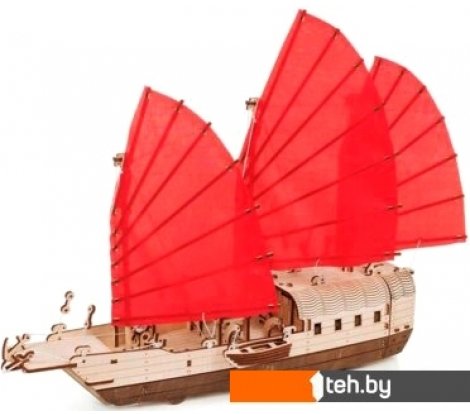  - Сборные модели Eco-Wood-Art Джонка - Джонка