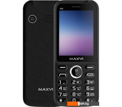  - Мобильные телефоны Maxvi K32 (черный) - K32 (черный)