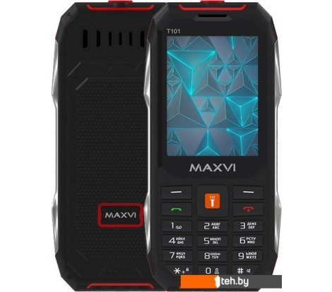  - Мобильные телефоны Maxvi T101 (красный) - T101 (красный)