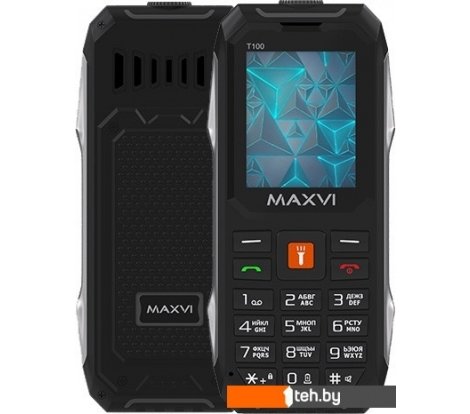  - Мобильные телефоны Maxvi T100 (черный) - T100 (черный)