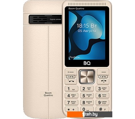  - Мобильные телефоны BQ BQ-2455 Boom Quattro (золотистый) - BQ-2455 Boom Quattro (золотистый)