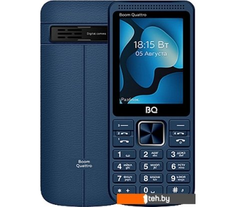  - Мобильные телефоны BQ BQ-2455 Boom Quattro (синий) - BQ-2455 Boom Quattro (синий)