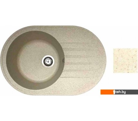 - Кухонные мойки БелЭворс Rondo L (бежевый, без сифона) - Rondo L (бежевый, без сифона)