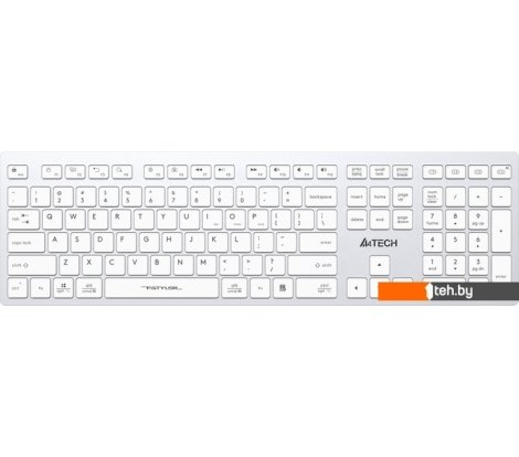  - Клавиатуры A4Tech Fstyler FBX50C (серебристый/белый) - Fstyler FBX50C (серебристый/белый)