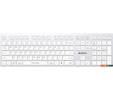  - Клавиатуры A4Tech Fstyler FBX50C (серебристый/белый) - Fstyler FBX50C (серебристый/белый)