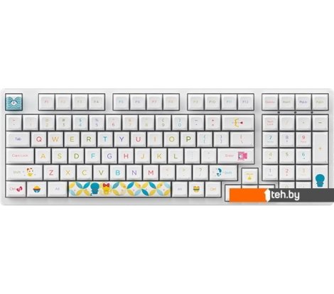  - Клавиатуры Akko 3098B Doraemon Rainbow (Akko CS Jelly Pink) - 3098B Doraemon Rainbow (Akko CS Jelly Pink)