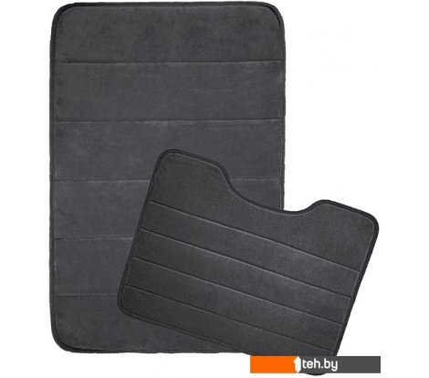  - Аксессуары для ванной и туалета Вилина Велюр 7173 (50x80, 50x50, черный) - Велюр 7173 (50x80, 50x50, черный)