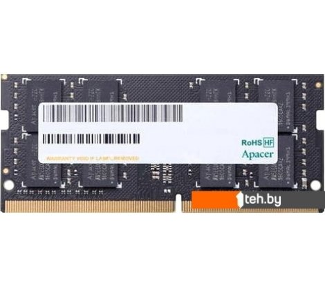 - Оперативная память Apacer AS16GGB26CQYBGH 16ГБ DDR4 SODIMM 2666 МГц ES.16G2V.GNH - AS16GGB26CQYBGH 16ГБ DDR4 SODIMM 2666 МГц ES.16G2V.GNH