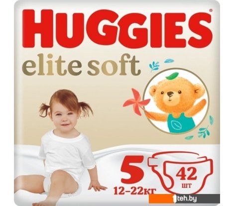  - Детские подгузники Huggies Elite Soft Mega 5 (42 шт) - Elite Soft Mega 5 (42 шт)