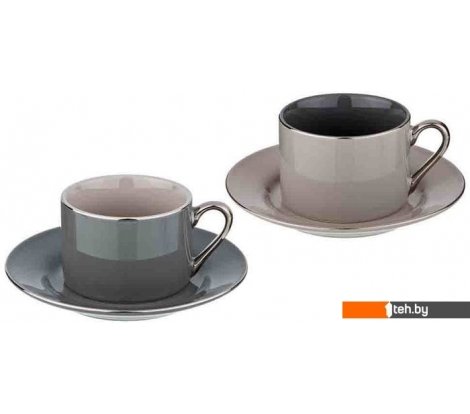  - Кружки, чашки, стаканы для горячих напитков Lefard 86-2280 (серый) - 86-2280 (серый)