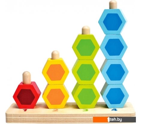  - Развивающие игрушки Hape Цветные соты E0504-HP - Цветные соты E0504-HP