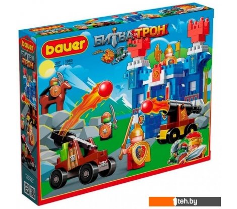  - Конструкторы Bauer Битва за трон: катапульта, пушка и крепость 1083 - Битва за трон: катапульта, пушка и крепость 1083