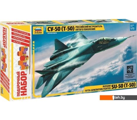  - Сборные модели Звезда Самолет Су-50 (Т-50) - Самолет Су-50 (Т-50)