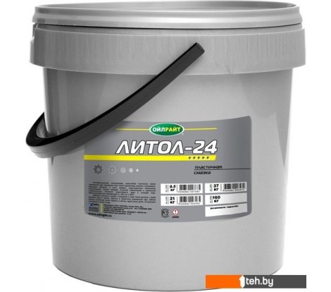 - Смазки, пасты и очистители для механических, электрических узлов Oil Right Литол-24 9.5 кг - Литол-24 9.5 кг