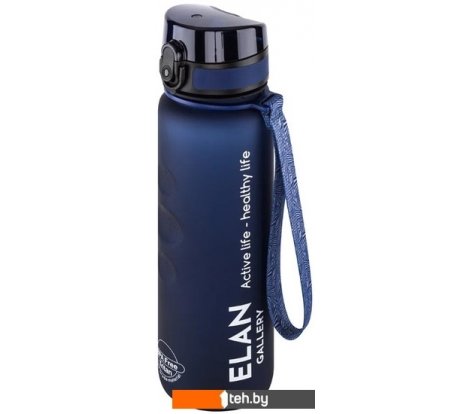  - Бутылки для воды Elan Gallery Style Matte 1л 280145 (темно-синий) - Style Matte 1л 280145 (темно-синий)