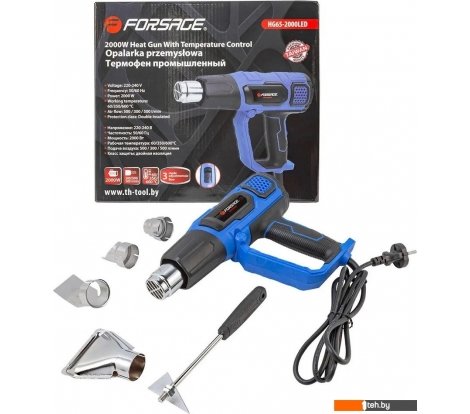  - Промышленные фены FORSAGE F-HG65-2000LED - F-HG65-2000LED