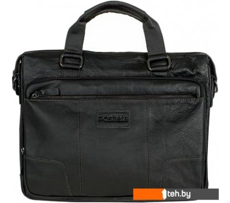  - Женские и мужские сумки Poshete 253-6654-25 (черный) - 253-6654-25 (черный)