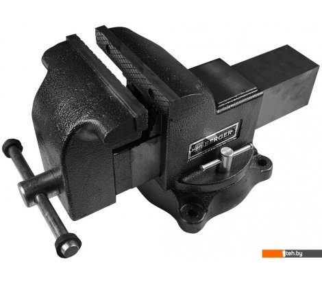 - Строительный, слесарный, монтажный инструмент Berger Чугун. поворотные с трубным зажимом и наковальней 125мм BG1337 - Чугун. поворотные с трубным зажимом и наковальней 125мм BG1337