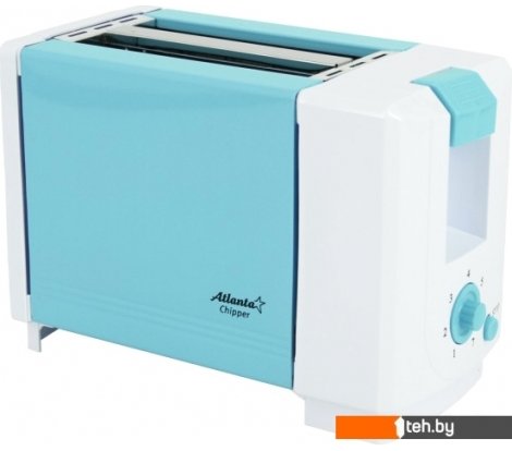  - Тостеры Atlanta ATH-231 (белый/голубой) - ATH-231 (белый/голубой)