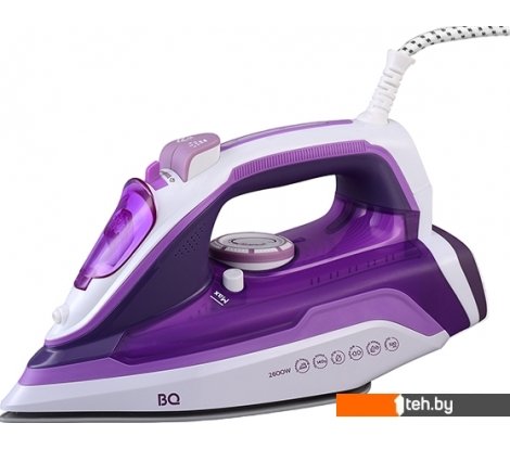 - Утюги BQ SI1002 (белый/фиолетовый) - SI1002 (белый/фиолетовый)