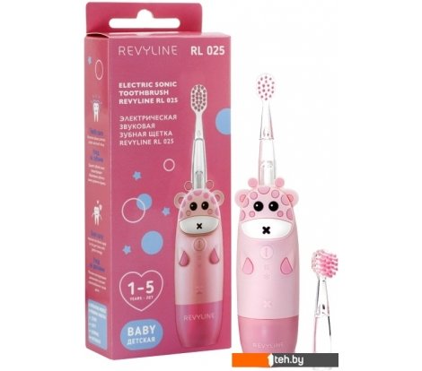  - Электрические зубные щетки и ирригаторы Revyline RL 025 Baby (розовый) - RL 025 Baby (розовый)