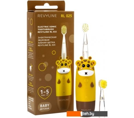  - Электрические зубные щетки и ирригаторы Revyline RL 025 Baby (желтый) - RL 025 Baby (желтый)