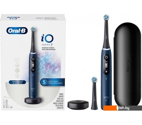  - Электрические зубные щетки и ирригаторы Oral-B iO7 (magnetic blue sapphire) - iO7 (magnetic blue sapphire)