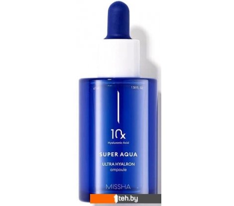  - Косметика по уходу за лицом Missha Сыворотка для лица Super Aqua Ultra Hyalron Ampoule Интенсивно увлажняющая 47 мл - Сыворотка для лица Super Aqua Ultra Hyalron Ampoule Интенсивно увлажняющая 47 мл