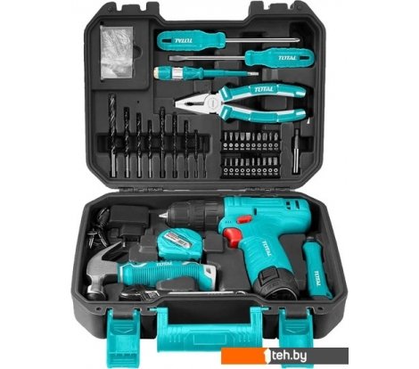  - Шуруповерты, гайковерты, электроотвертки Total THKTHP10892 (с 1-м АКБ, кейс, набор оснастки) - THKTHP10892 (с 1-м АКБ, кейс, набор оснастки)