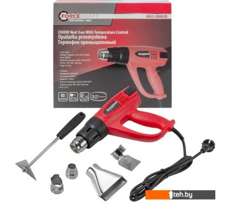  - Промышленные фены ForceKraft FK-HG55-2000LED - FK-HG55-2000LED