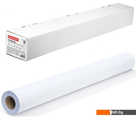  - Бумага и материалы для печати BRAUBERG 1067 мм х 45 м 90 г/м2 110631 - 1067 мм х 45 м 90 г/м2 110631