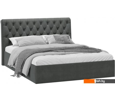  - Кровати Трия Скарлет универсальная тип 1 160x200 (велюр графит) - Скарлет универсальная тип 1 160x200 (велюр графит)