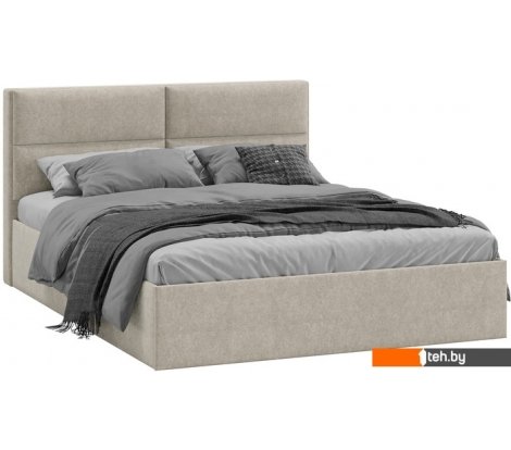  - Кровати Трия Глосс универсальный тип 1 с ПМ 160x200 (микровелюр Jercy Cream) - Глосс универсальный тип 1 с ПМ 160x200 (микровелюр Jercy Cream)