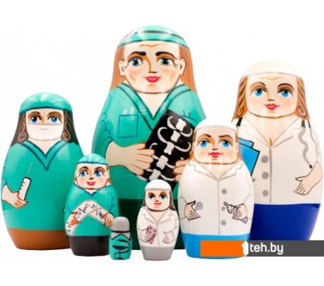  - Развивающие игрушки Брестская Фабрика Сувениров Подарки врачу и медсестре (набор 7 шт) - Подарки врачу и медсестре (набор 7 шт)