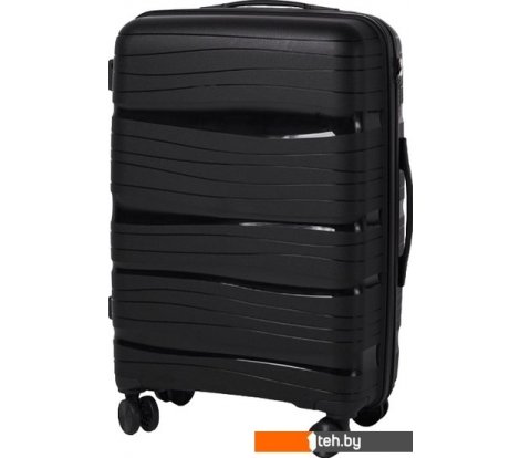  - Чемоданы, сумки-тележки Pride PP9802 (M, черный) - PP9802 (M, черный)