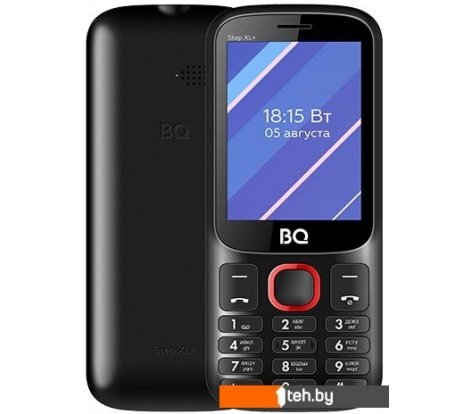  - Мобильные телефоны BQ BQ-2820 Step XL+ (черный/красный) - BQ-2820 Step XL+ (черный/красный)