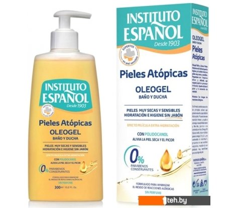  - Косметика по уходу за телом Instituto Espanol Масло для душа Pieles Atopicas (300 мл) - Масло для душа Pieles Atopicas (300 мл)