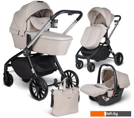 - Детские коляски и аксессуары Farfello Baby Shell 2023 BBS-003 (3 в 1, кофейный) - Baby Shell 2023 BBS-003 (3 в 1, кофейный)