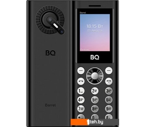  - Мобильные телефоны BQ BQ-1858 Barrel (черный/серебристый) - BQ-1858 Barrel (черный/серебристый)