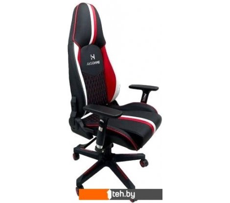  - Офисные кресла и стулья AksHome Bolid Eco 80349 (белый/черный/красный) - Bolid Eco 80349 (белый/черный/красный)
