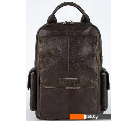  - Рюкзаки Poshete 253-1136-7-DBW (коричневый) - 253-1136-7-DBW (коричневый)