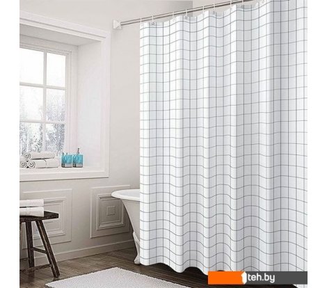  - Шторки и карнизы для ванн и поддонов monAmi BME819-180x200 - BME819-180x200