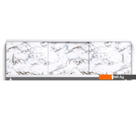  - Экраны под ванну Alavann Оптима 170 (черно-белый мрамор) - Оптима 170 (черно-белый мрамор)