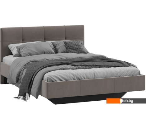  - Кровати Трия Элис тип 1 с мягкой обивкой 140x200 (велюр мокко) - Элис тип 1 с мягкой обивкой 140x200 (велюр мокко)