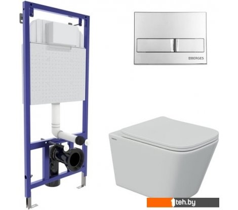  - Унитазы Berges Wasserhaus Floe S Rimless 043242 (с сиденьем) - Floe S Rimless 043242 (с сиденьем)