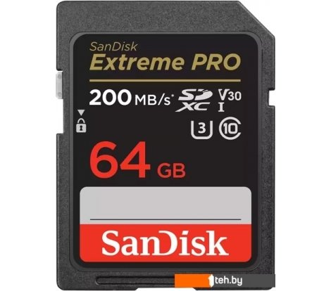  - Карты памяти SanDisk Extreme PRO SDXC SDSDXXU-064G-GN4IN 64GB - Extreme PRO SDXC SDSDXXU-064G-GN4IN 64GB