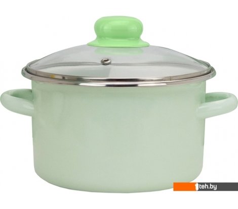  - Кастрюли Эмаль 12-1610С (салатовый) - 12-1610С (салатовый)