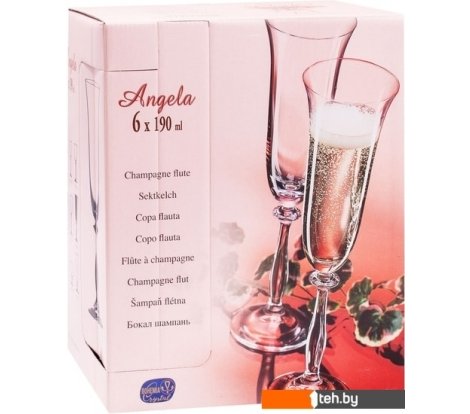 - Стаканы, бокалы, рюмки Bohemia Crystal Angela 40600/190 - Angela 40600/190