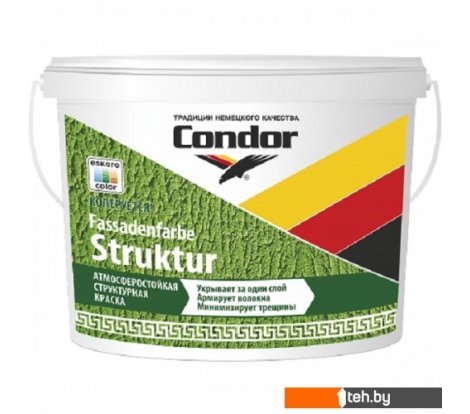  - Краски и эмали Condor Fassadenfarbe Struktur 0.2-0.5 (7.5 кг) - Fassadenfarbe Struktur 0.2-0.5 (7.5 кг)